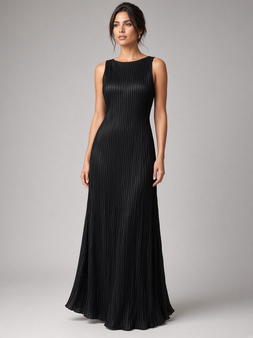 Isolde Plissé Midi by Isolde Form Plissé midi in Black, available to rent