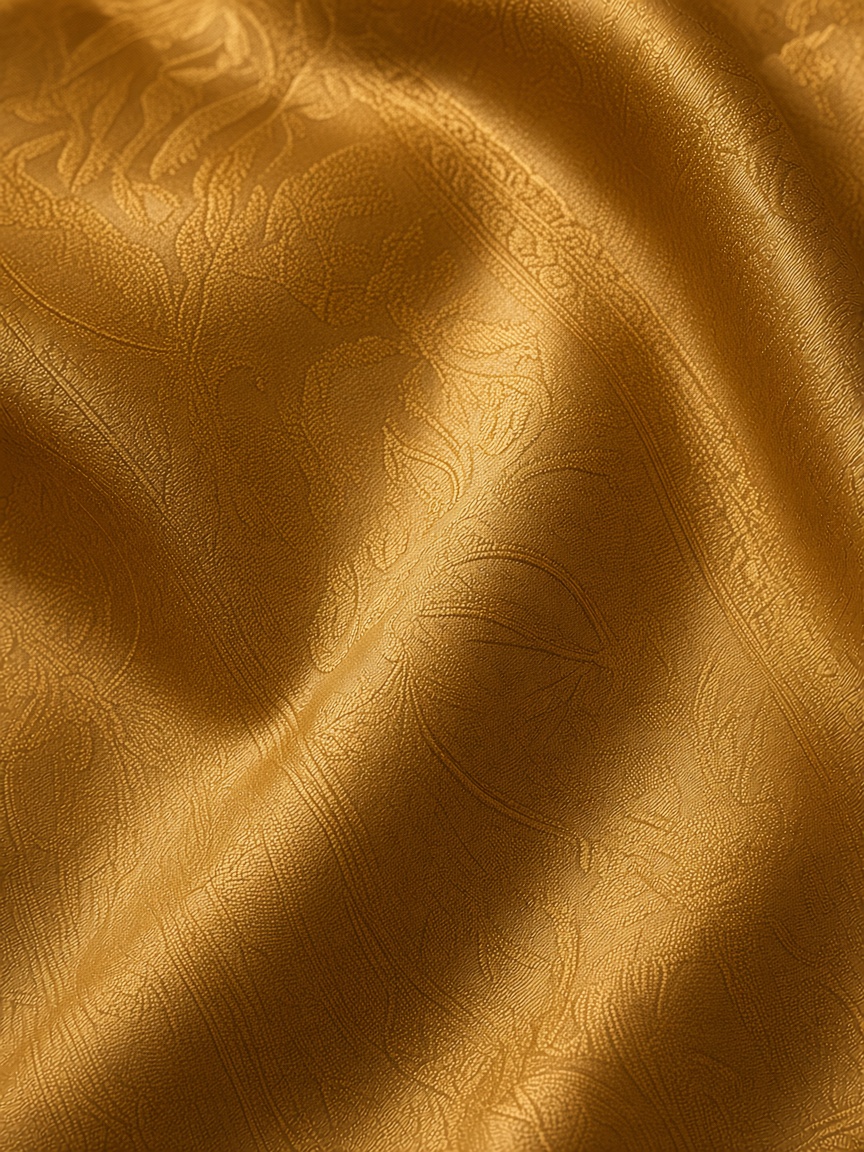 Kaveri Banarasi Gold Saree by Kaveri Loom Silk saree in Antique Gold, available to rent