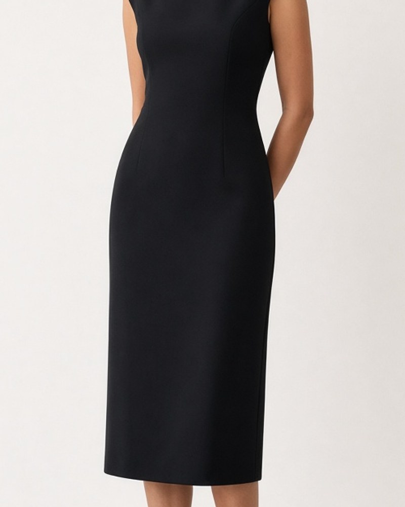 Marlowe Black Formal Sheath by Atelier Marlowe Sheath in Black, available to rent