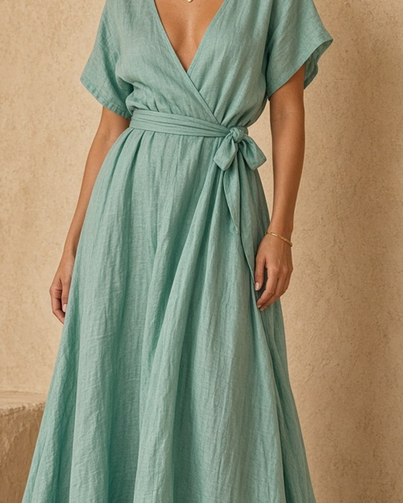 Peregrine Seafoam Maxi by Peregrine Atelier Resort maxi in Seafoam, available to rent